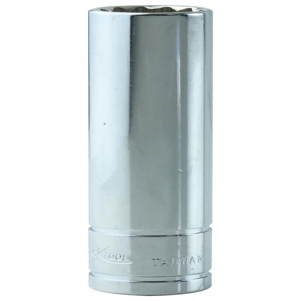 K-Tool International 3/8" Drive, 1" SAE Socket, 12 Points, Deep, 3/8"Drive, 1 KTI-22432 - main